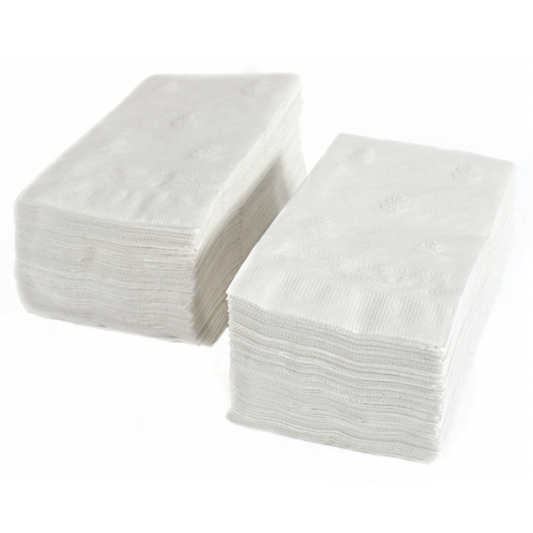 Off Fold Napkin 12"x13" 1 Ply 500 Pcs, 12 Bag/Case