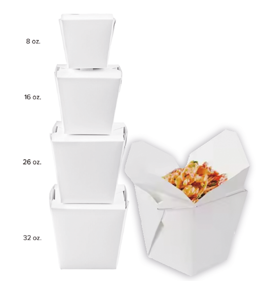 Blank Paper Food Pails