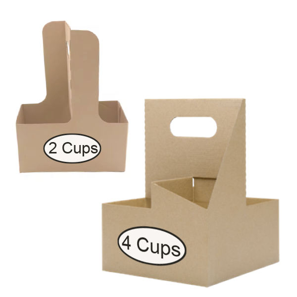 Cup Carry Paperboard “Kraft”