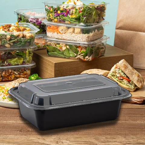 Plastic Microwaveable Take-Out Containers