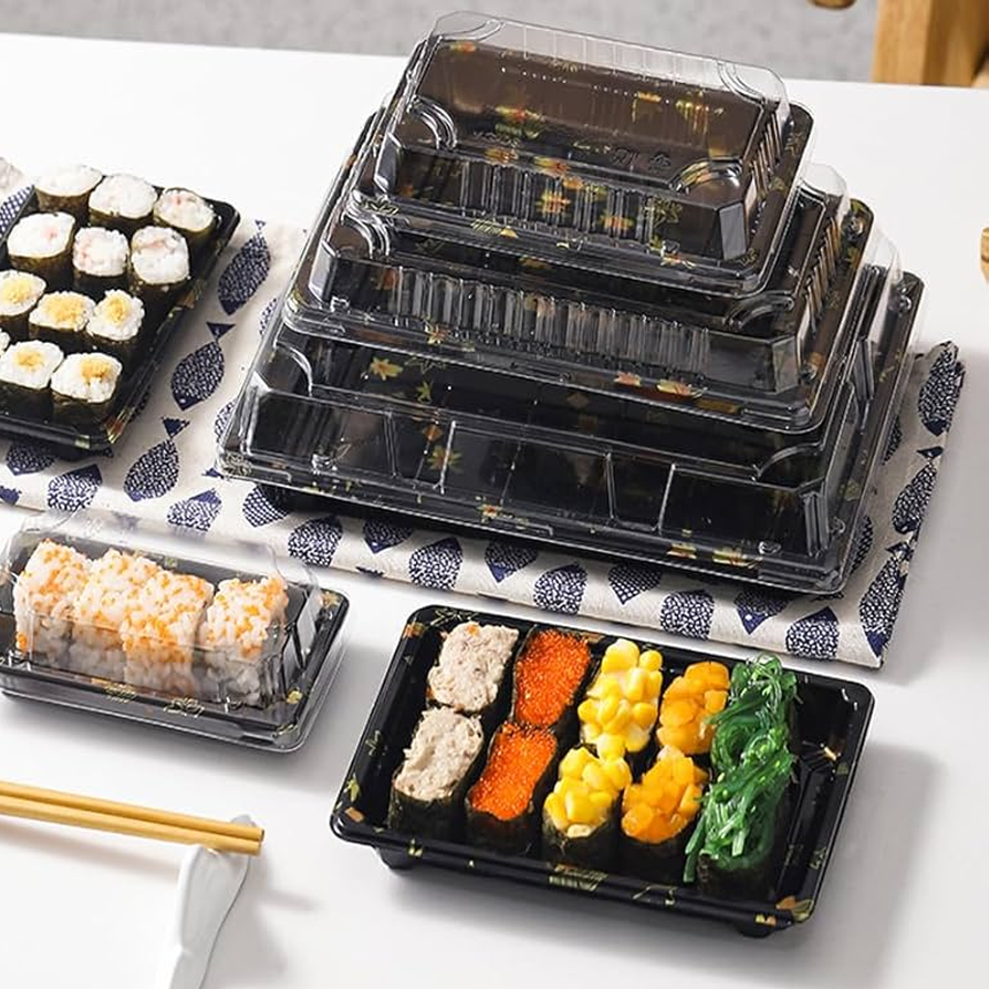 PET Sushi Containers With Lids