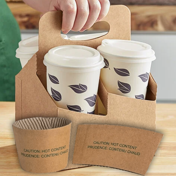 Paperboard Drink Carry & Sleeve