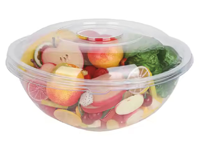 Rose Salad Bowls With Lids