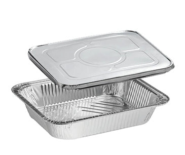 Aluminum Half Size Container & Lid