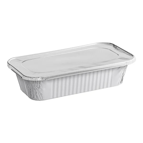 Aluminum Third 1/3 Size Container & Lid
