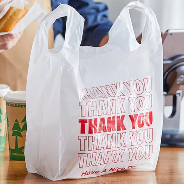 Plastic Thank You Bags