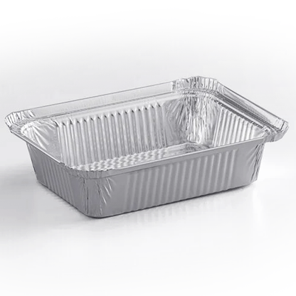 1.5 lb. Deep Oblong Aluminum Foil Pans 500/CS 12g