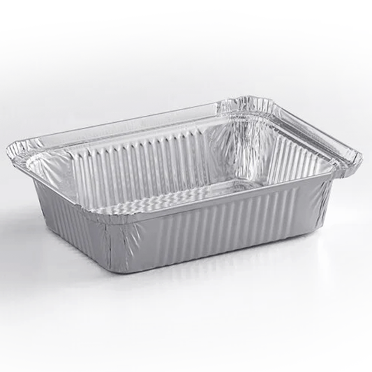 1.5 lb. Deep Oblong Aluminum Foil Pans 500/CS 12g