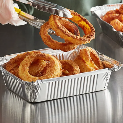 1.5 lb. Deep Oblong Aluminum Foil Pans 500/CS 12g