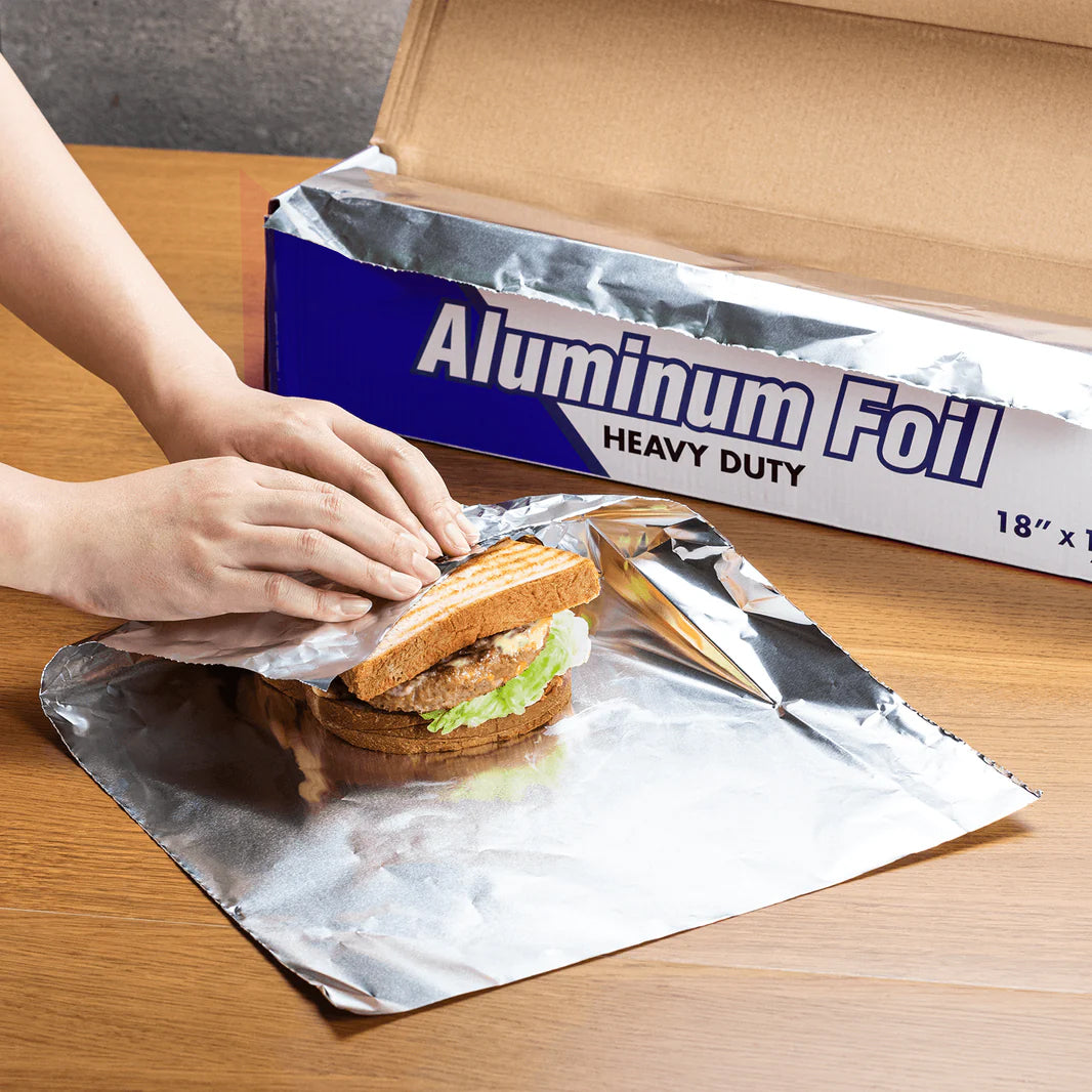 18"X1000'  Heavy Duty 19 Micron Foil Roll - 1 Roll/Box