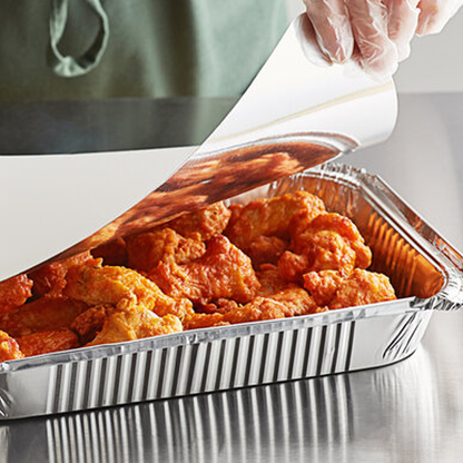 4 lb. Oblong Pan Foil Board Lids - 250 PCS