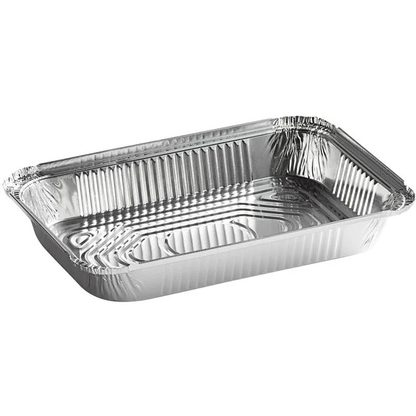 4 lb. Oblong Aluminum Foil Pans 250/CS 33g