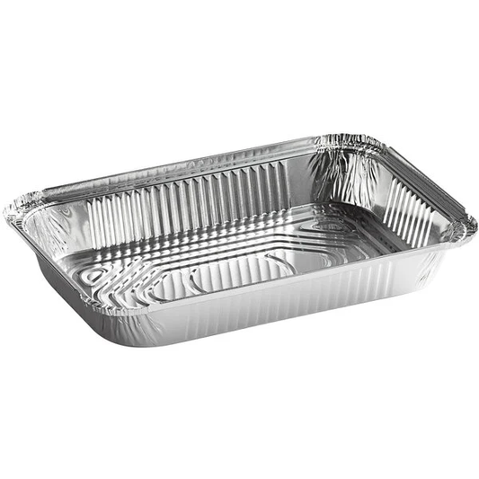 4 lb. Oblong Aluminum Foil Pans 250/CS 33g