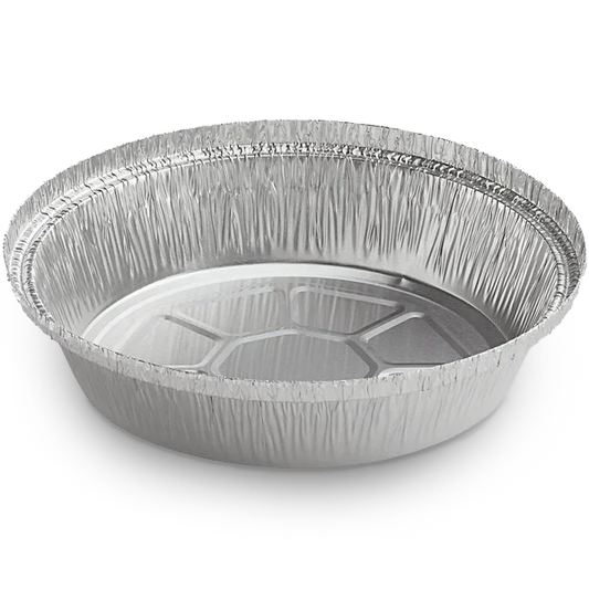 7" Round Aluminum Pan 8g 500pcs/case