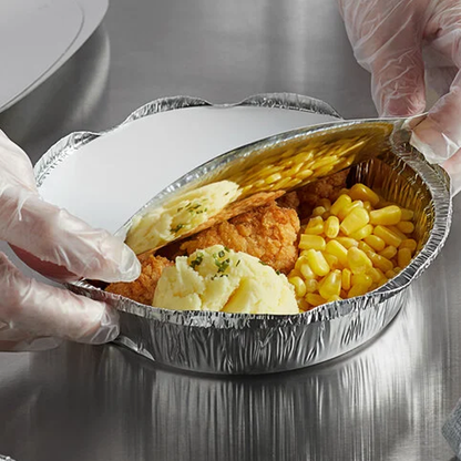 7" Foil Laminated Board Lids 500 PCS - 350gsm