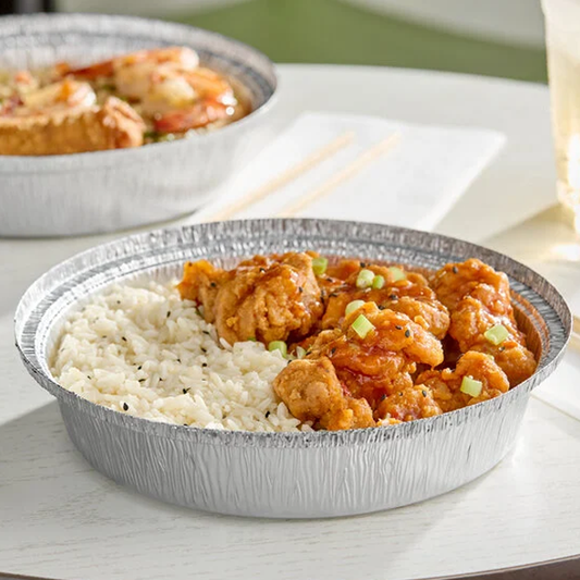 8" Round Aluminum Pan 13g 500 Ppcs/Case