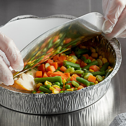 9" Round Foil Aluminum Pan 15g 500 Pcs/Case