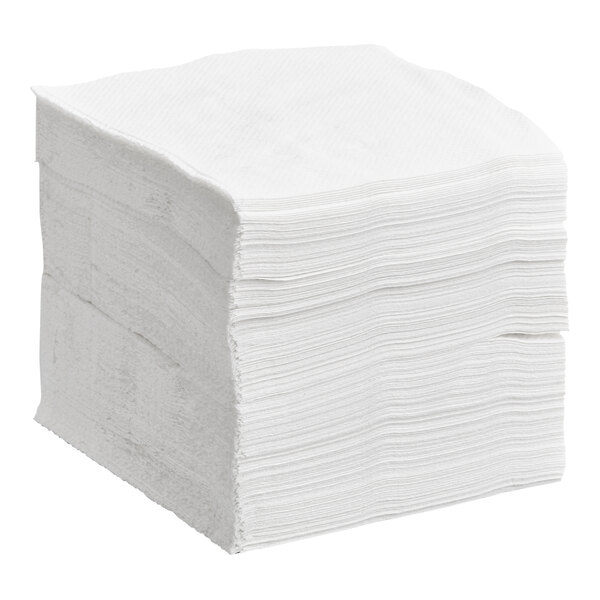 Beverage Napkin 9”X9” 1-PLY Virgin White