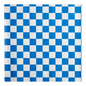 Blue Checker Deli Sandwich Wrap Paper 12" x 12" 1000 Pcs/Box - 5 Box/Case