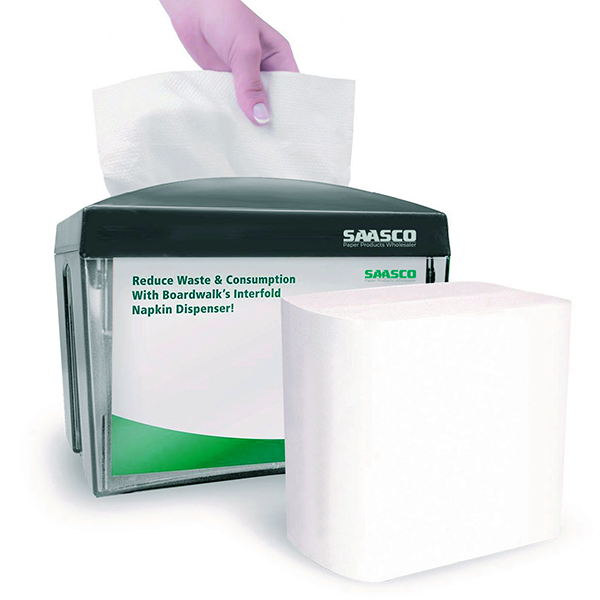 Interfold White Napkin Virgin, 2 PLY 20*16.5cm 250 Pcs/Bag 24 Bags/Case