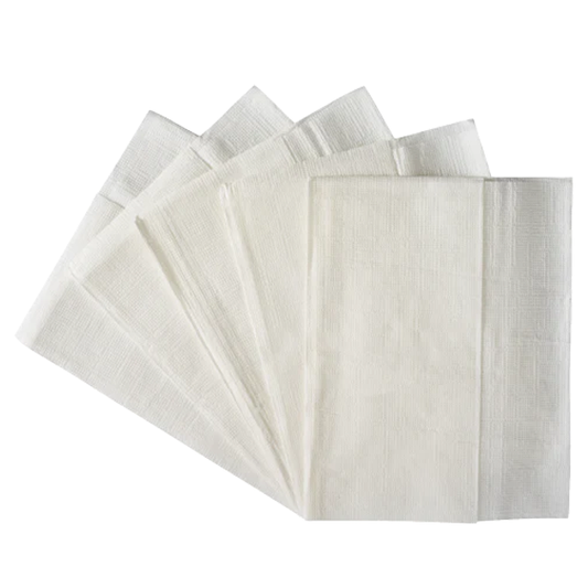 Off Fold Napkin 12"x13" 1 Ply 500 Pcs, 12 Bag/Case