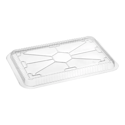Clear Plastic oblong lids 4 lb. 250pcs/case