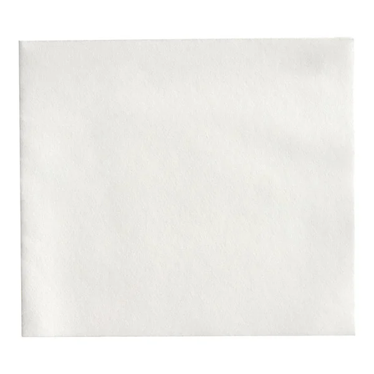 Luxury Dinner Napkin 17"X17" White 1-PLY 15 GSM 1/4 FOLD - 200 Psc/Bag 20 Bag/Case