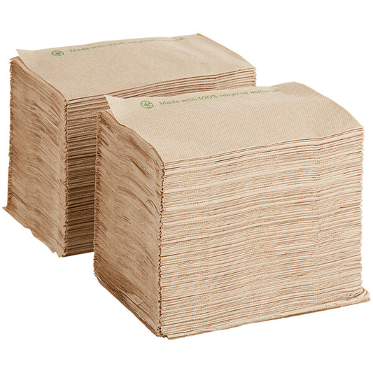 Quick Express Napkin Kraft 500 Pcs/Bag, 12 Bags/Case (6000 Pcs)