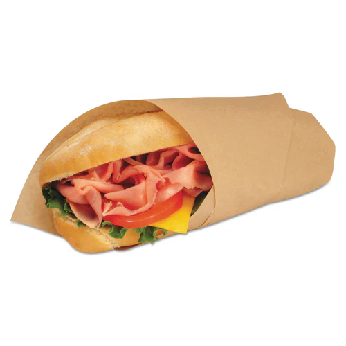 Kraft Deli Sandwich Wrap Paper 12" x 12" 1000 Pcs/Box - 5 Box/Case