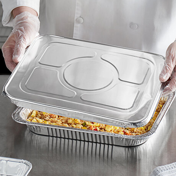 Foil Steam Table Pan Lid - Half Size - 100 Pcs/Case