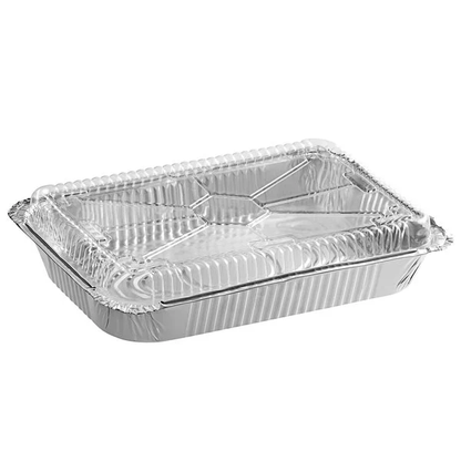 Clear Plastic oblong lids 4 lb. 250pcs/case