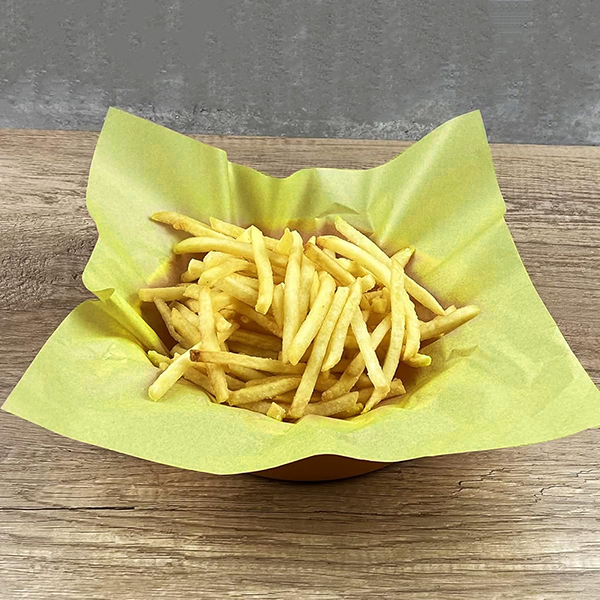 Full Yellow Deli Sandwich Wrap Paper 12" x 12" 1000 Pcs/Box - 5 Box/Case